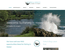 Tablet Screenshot of fishingwales.net